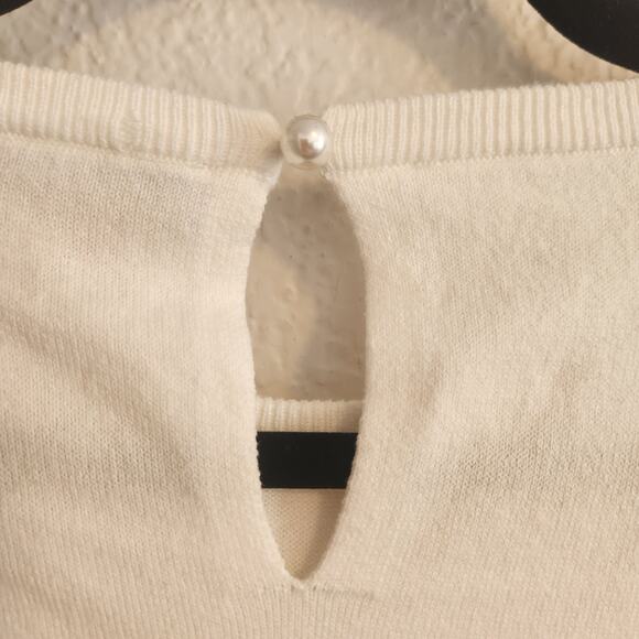 Vince Camuto Women's Size XS White Short Sleeve Sweater NWT - Picture 5 of 7